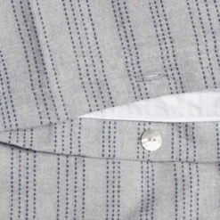 Bettwäsche Yumeko Light Grey Blue Stripe Flanell -BEDSUPPLY VerkäufeBEDSUPPLY Verkäufe uc3746a duvet cover set velvet flannel grey blue stripe 3 dtl