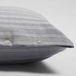 Bettwäsche Yumeko Light Grey Blue Stripe Flanell -BEDSUPPLY VerkäufeBEDSUPPLY Verkäufe uc3752a pillowcase velvet flannel grey blue stripe 3 dtl