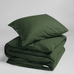 Bettwäsche Yumeko Moss Green Flanell -BEDSUPPLY VerkäufeBEDSUPPLY Verkäufe vc1340a duvet cover set velvet flannel moss green 2 1p stk