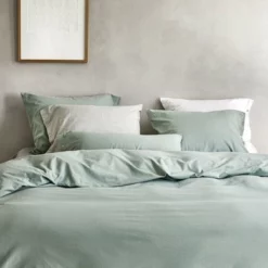 Bettwäsche Yumeko Pale Green Flanell